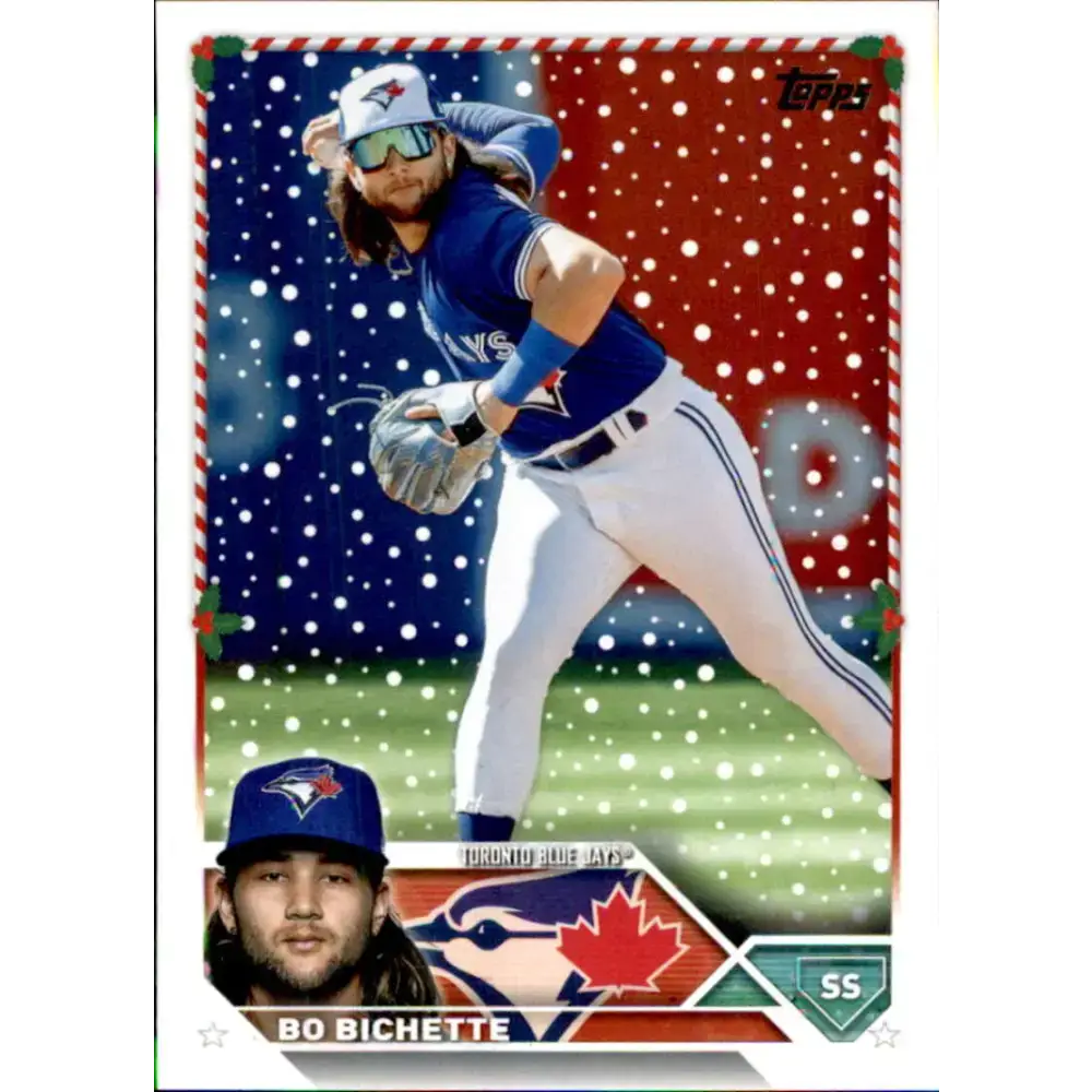 2023 Topps Holiday #H95 Bo Bichette NM-MT Toronto Blue Jays Baseball Card - Baseball Card Single