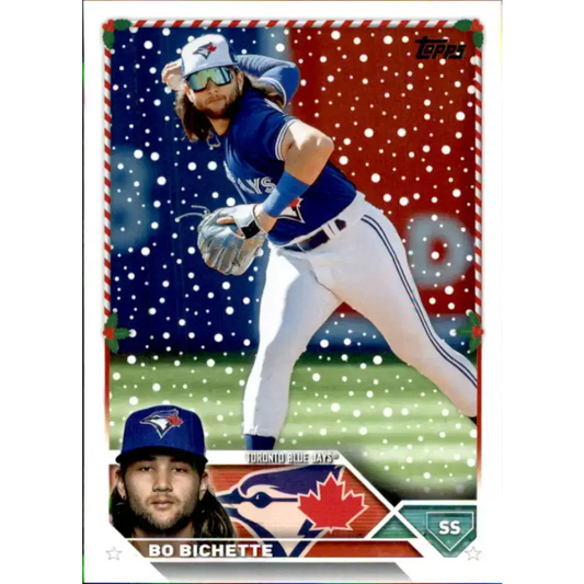 2023 Topps Holiday #H95 Bo Bichette NM-MT Toronto Blue Jays Baseball Card - Baseball Card Single