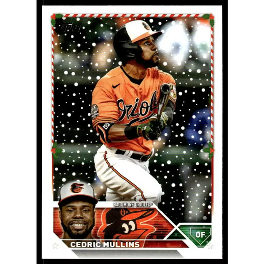 2023 Topps Holiday #H96 Cedric Mullins NM-MT Baltimore Orioles Baseball Card - Baseball Card Single