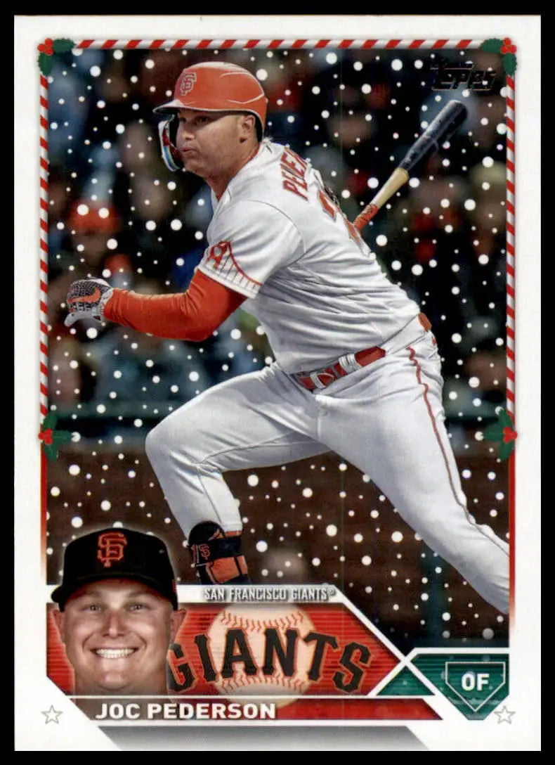2023 Topps Holiday Joc Pederson H152 San Francisco Giants NM - Baseball Card Single
