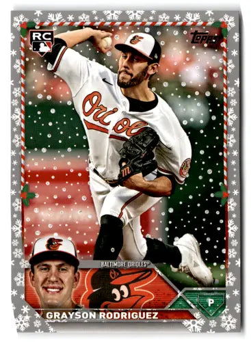 2023 Topps Holiday Metallic #H149 Grayson Rodriguez NM Near Mint RC Roo ID:66640 - Baseball Card Single
