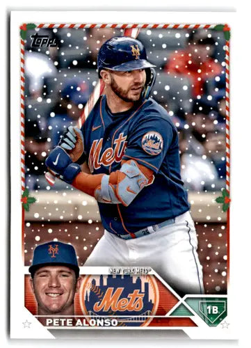 2023 Topps Holiday Short Prints Variations #H150 Pete Alonso NM Near Mi ID:66644 - Baseball Card Single