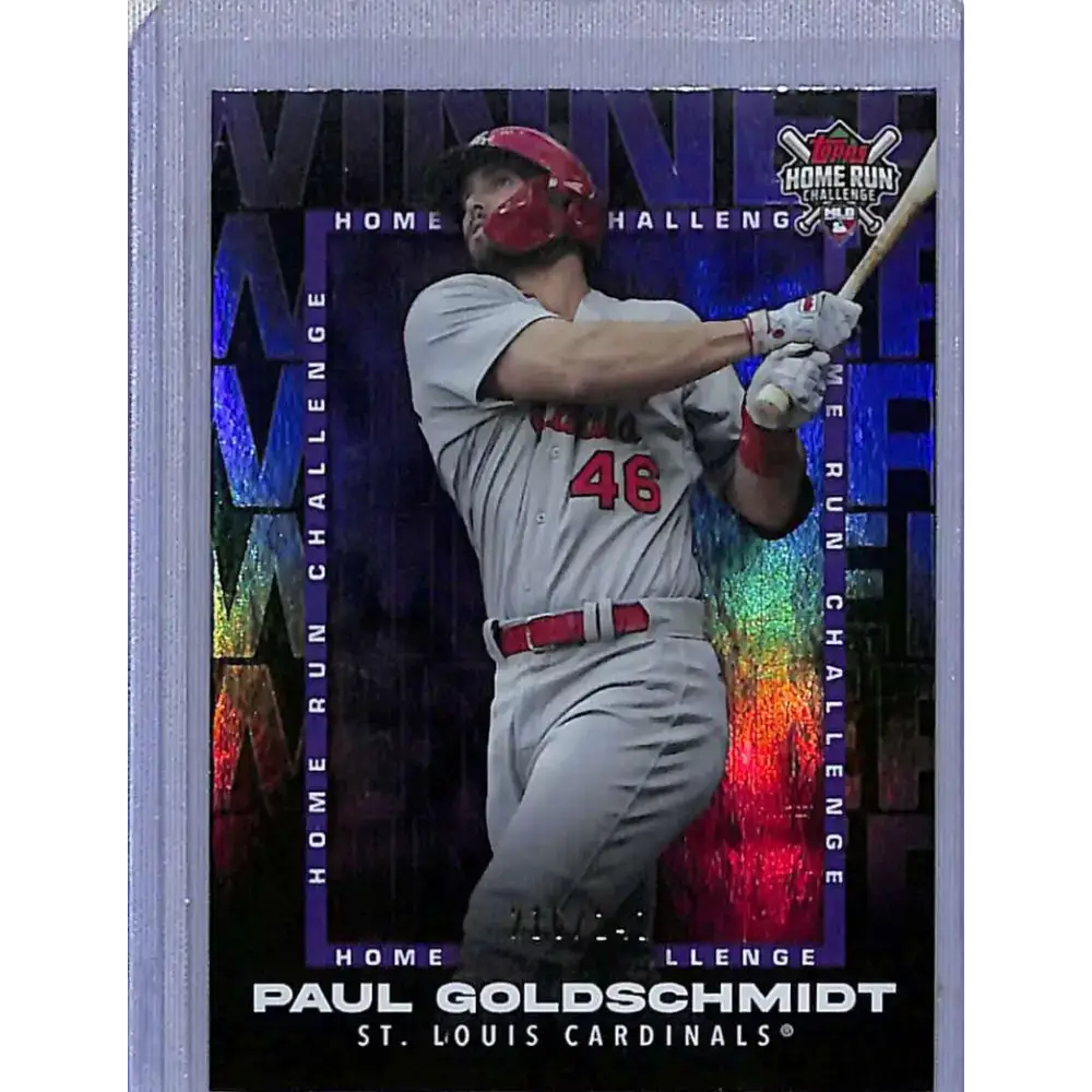 2023 Topps #HRCW-28 Paul Goldschmidt Home Run Challenge Winners August #/241 NM-MT Baseball Card - Baseball Card Single