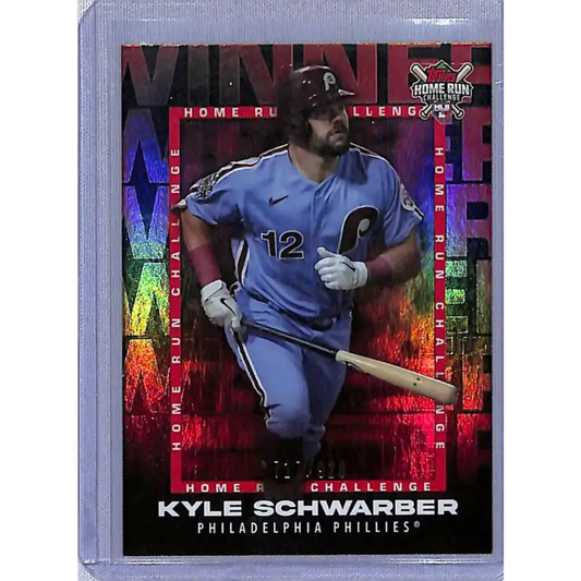 2023 Topps #HRCW-3 Kyle Schwarber Home Run Challenge Winners July #/928 NM-MT Baseball Card - Baseball Card Single