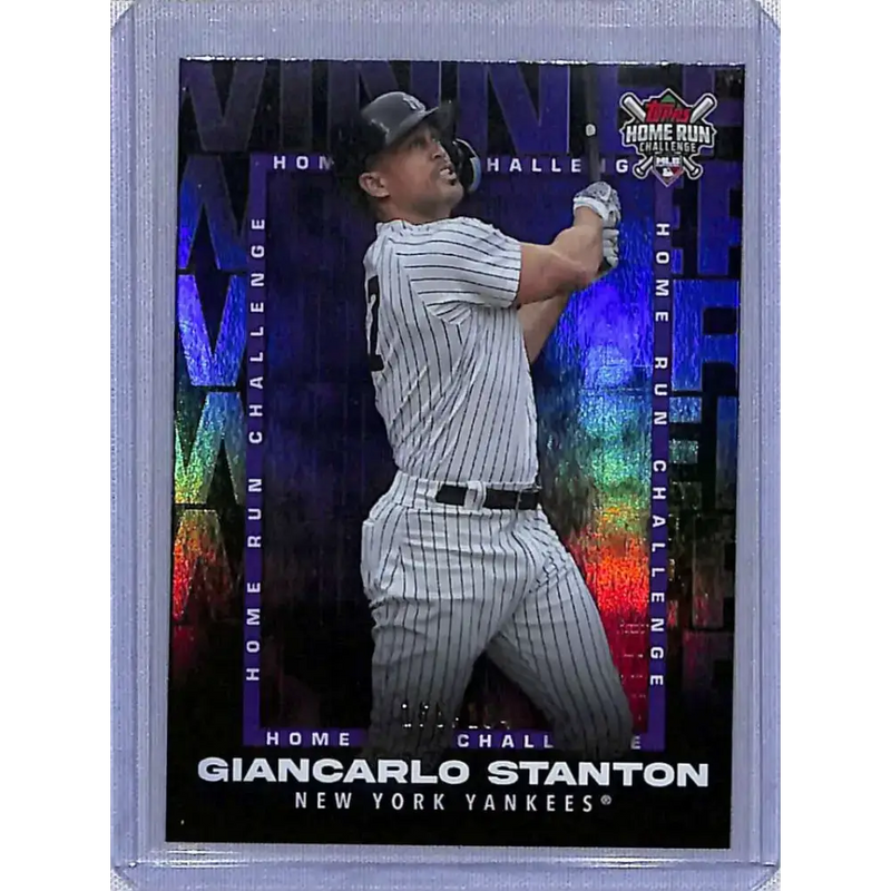 2023 Topps #HRCW-8 Giancarlo Stanton Home Run Challenge Winners August #/184 NM-MT Baseball Card - Baseball Card Single