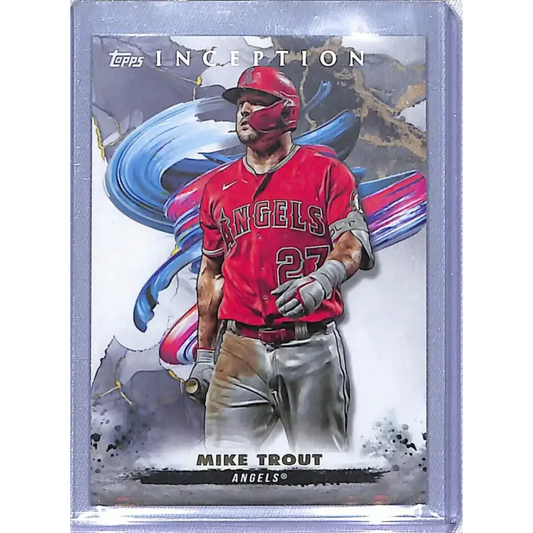 2023 Topps Inception #27 Mike Trout NM-MT Los Angeles Angels Baseball Card - Baseball Card Single