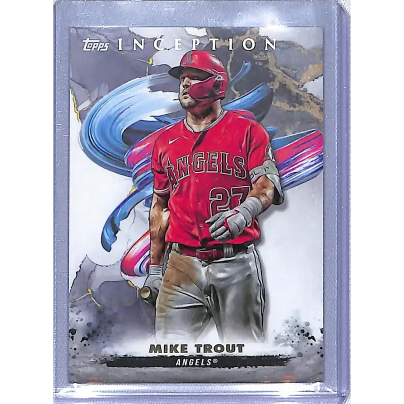 2023 Topps Inception #27 Mike Trout NM-MT Los Angeles Angels Baseball Card - Baseball Card Single