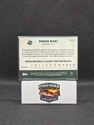 2023 Topps Japan Edition - Wbc Japanese National Team Shugo Maki #WBC-21 - Baseball Card Single