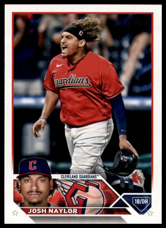 2023 Topps Josh Naylor 91 Cleveland Guardians Baseball NM - Baseball Card Single