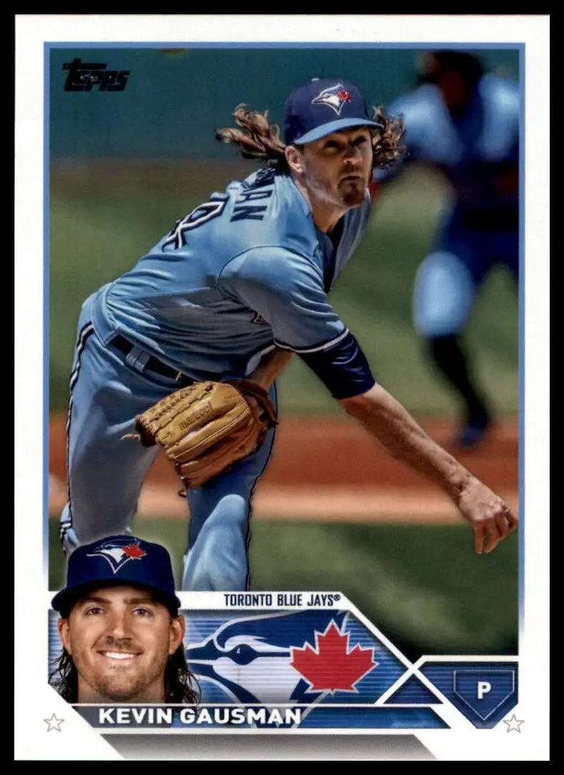 2023 Topps Kevin Gausman 153 Toronto Blue Jays Baseball NM - Baseball Card Single