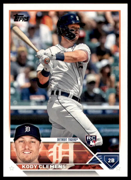 2023 Topps Kody Clemens RC 176 Detroit Tigers Baseball NM - Baseball Card Single
