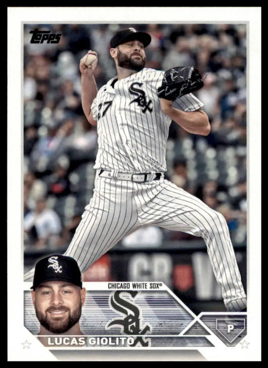2023 Topps Lucas Giolito 142 Chicago White Sox Baseball NM - Baseball Card Single