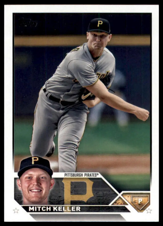 2023 Topps Mitch Keller 442 Pittsburgh Pirates NM - Baseball Card Single