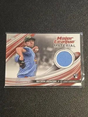 2023 Topps #MLM-ML Matthew Liberatore Major League Material Relics (Series Two) - Baseball Card Single