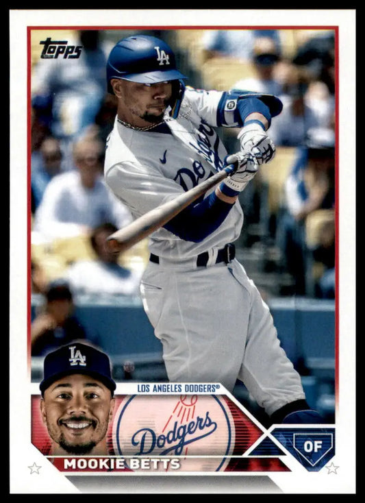 2023 Topps Mookie Betts 50 Los Angeles Dodgers Baseball NM - Baseball Card Single