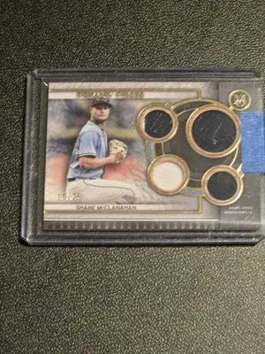 2023 Topps Museum Collection S.McClanahan Primary Pieces Quad Relics Gold #/25 - Baseball Card Single