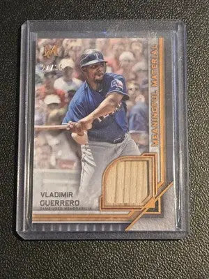 2023 Topps Museum Collection Vladimir Guerrero Meaningful Relics Copper #/35 - Baseball Card Single
