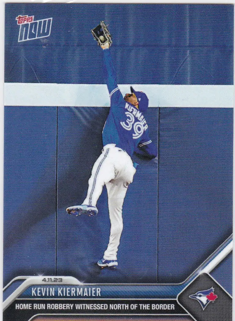 2023 TOPPS NOW #101 KEVIN KIERMAIER- TORONTO BLUE JAYS - Baseball Card Single