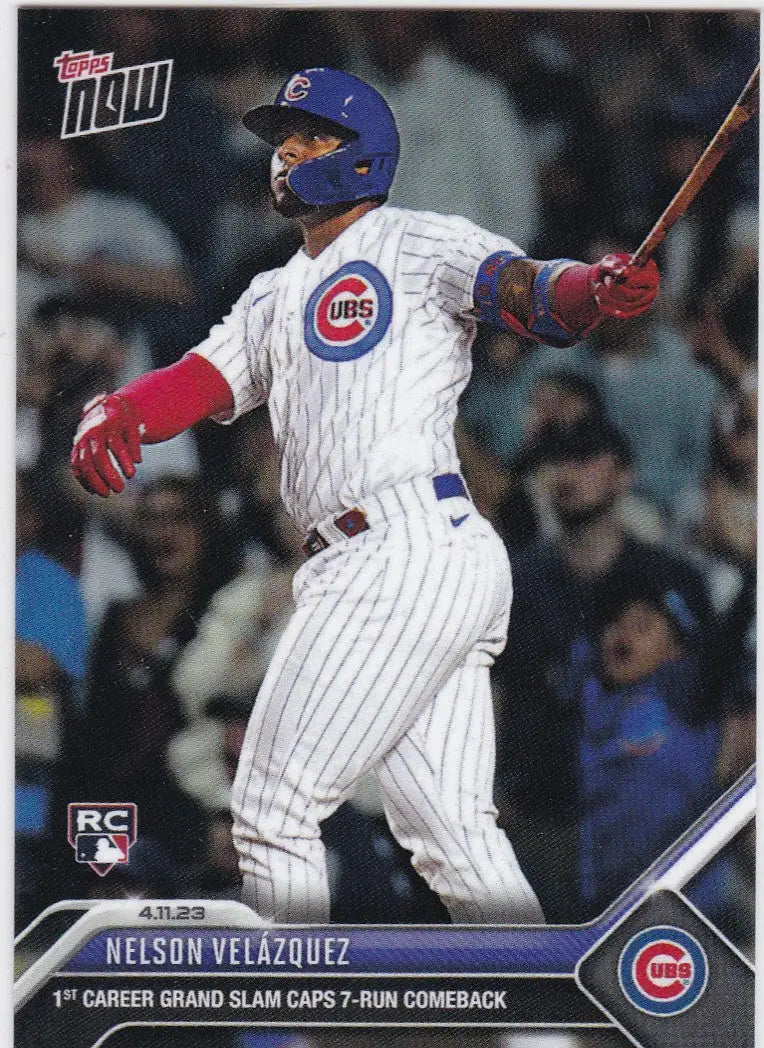 2023 TOPPS NOW #103 NELSON VELAZQUEZ- CHICAGO CUBS - Baseball Card Single
