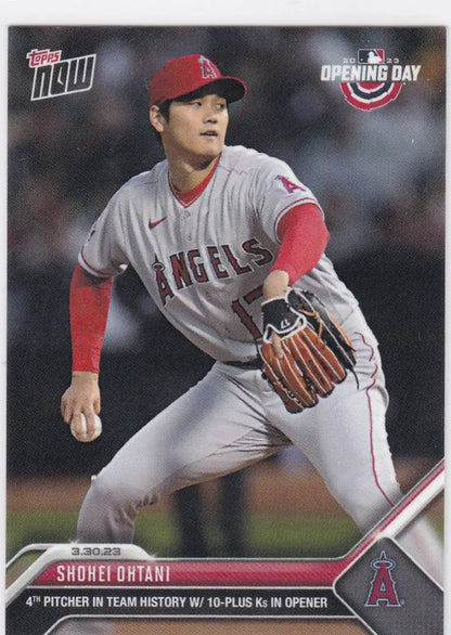 2023 TOPPS NOW #11 SHOHEI OHTANI- ANGELS