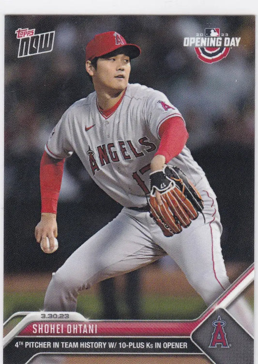 2023 TOPPS NOW #11 SHOHEI OHTANI- ANGELS