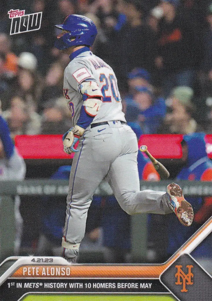 2023 TOPPS NOW #164 PETE ALONSO- NEW YORK METS - Baseball Card Single