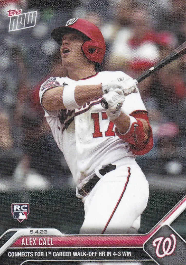 2023 TOPPS NOW #234 ALEX CALL- WASHINGTON NATIONALS - Baseball Card Single