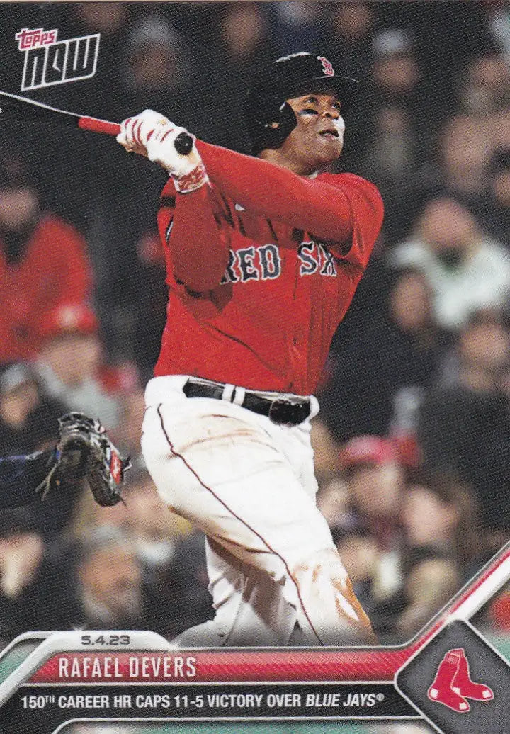 2023 TOPPS NOW #236 RAFAEL DEVERS- BOSTON RED SOX - Baseball Card Single