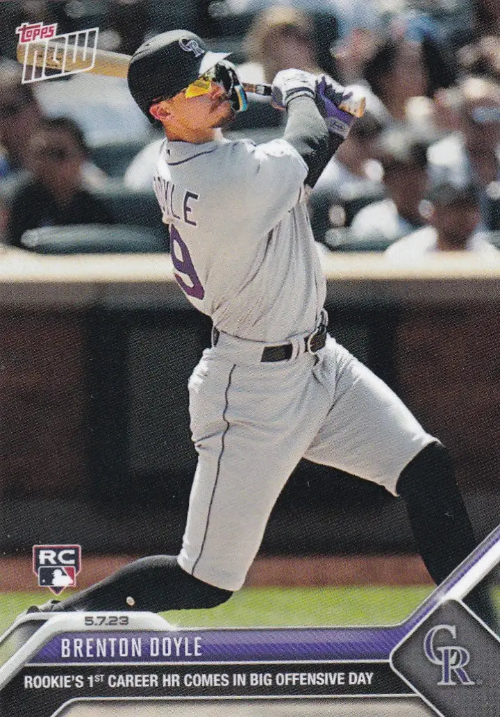 2023 TOPPS NOW #247 BRENTON DOYLE- COLORADO ROCKIES