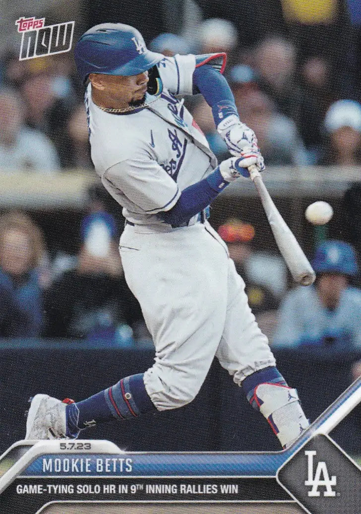 2023 TOPPS NOW #253 MOOKIE BETTS- LOS ANGELES DODGERS - Baseball Card Single