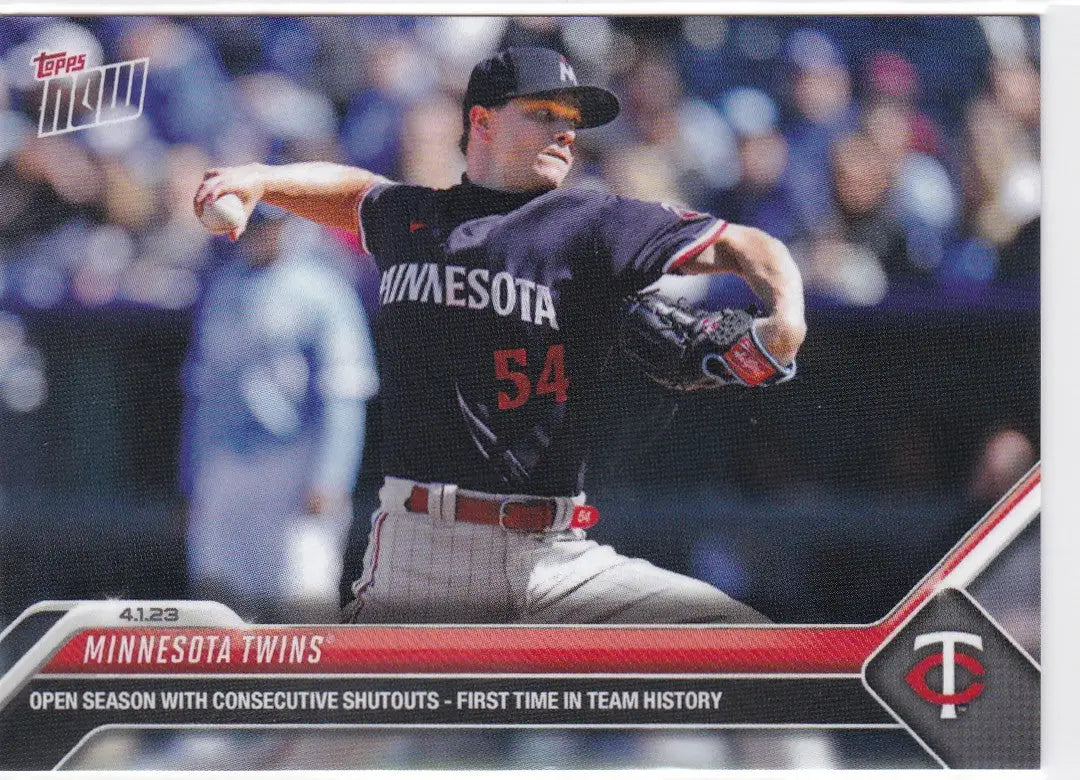 2023 TOPPS NOW #26 MINNESOTA TWINS - Baseball Card Single