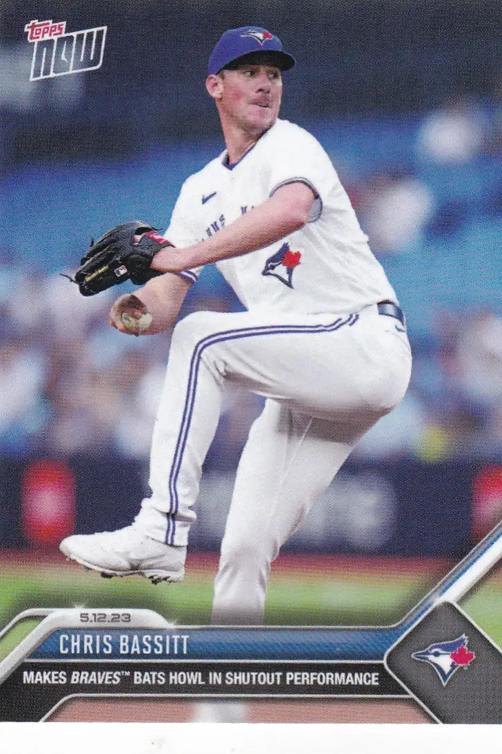 2023 TOPPS NOW #277 CHRIS BASSITT- TORONTO BLUE JAYS - Baseball Card Single