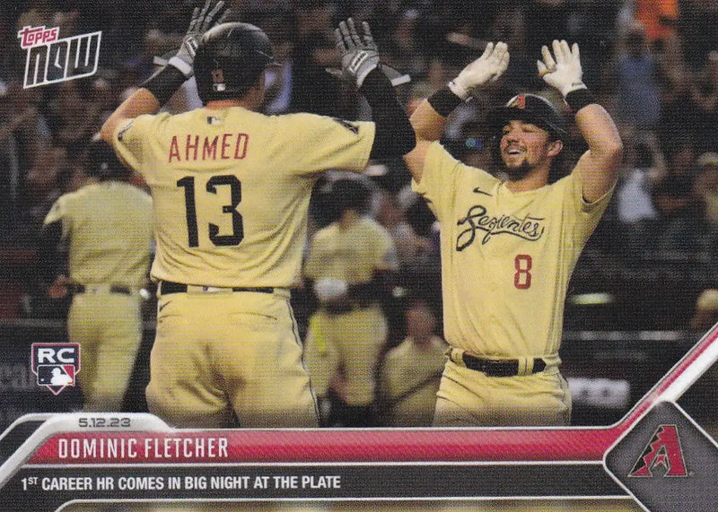 2023 TOPPS NOW #281 DOMINIC FLETCHER- ARIZONA DIAMONDBACKS - Baseball Card Single