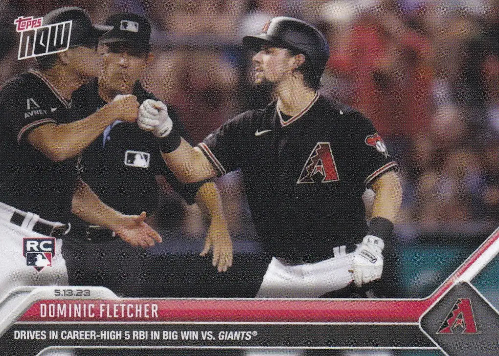 2023 TOPPS NOW #287 DOMINIC FLETCHER- ARIZONA DIAMONDBACKS - Baseball Card Single