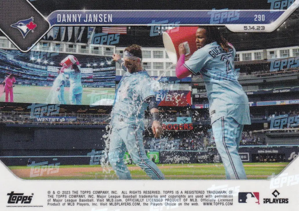 2023 TOPPS NOW #290 DANNY JANSEN- TORONTO BLUE JAYS - Baseball Card Single