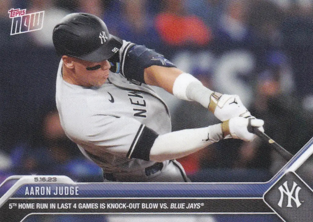 2023 TOPPS NOW #304 AARON JUDGE- NEW YORK YANKEES