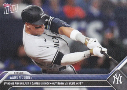 2023 TOPPS NOW #304 AARON JUDGE- NEW YORK YANKEES