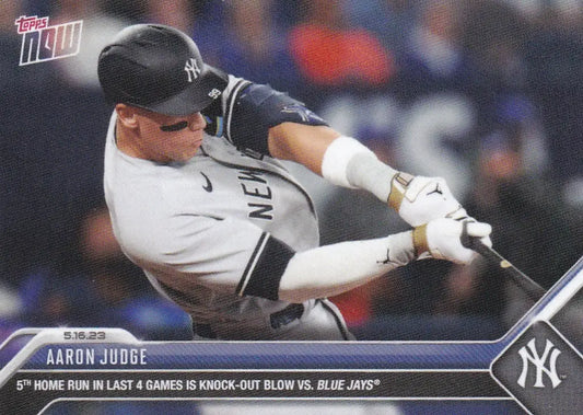 2023 TOPPS NOW #304 AARON JUDGE- NEW YORK YANKEES