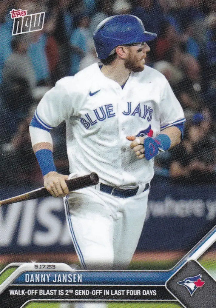 2023 TOPPS NOW #307 DANNY JANSEN- TORONTO BLUE JAYS - Baseball Card Single