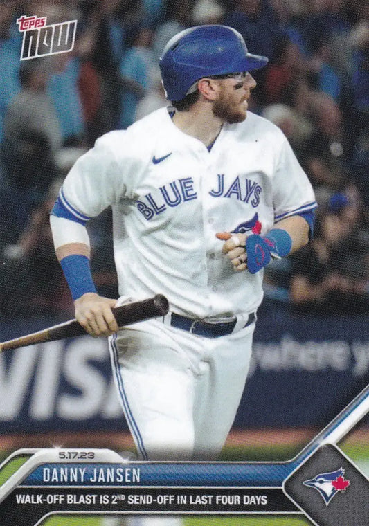 2023 TOPPS NOW #307 DANNY JANSEN- TORONTO BLUE JAYS - Baseball Card Single