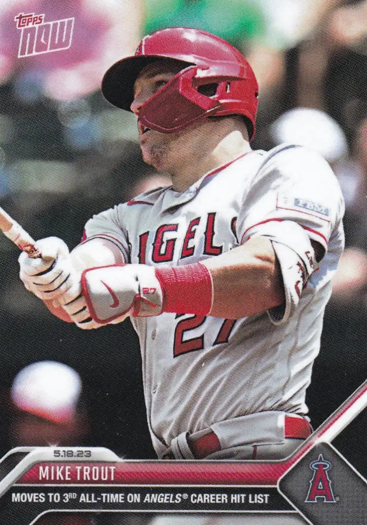 2023 TOPPS NOW #314 MIKE TROUT- ANGELS - Baseball Card Single
