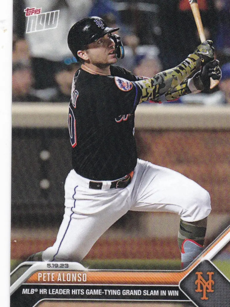 2023 TOPPS NOW #320 PETE ALOSNO- NEW YORK METS - Baseball Card Single