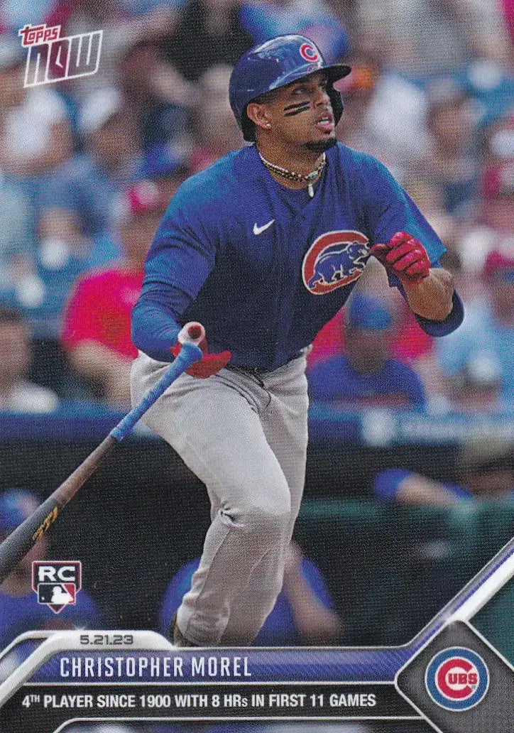 2023 TOPPS NOW #325 CHRISTOPHER MOREL- CHICAGO CUBS - Baseball Card Single