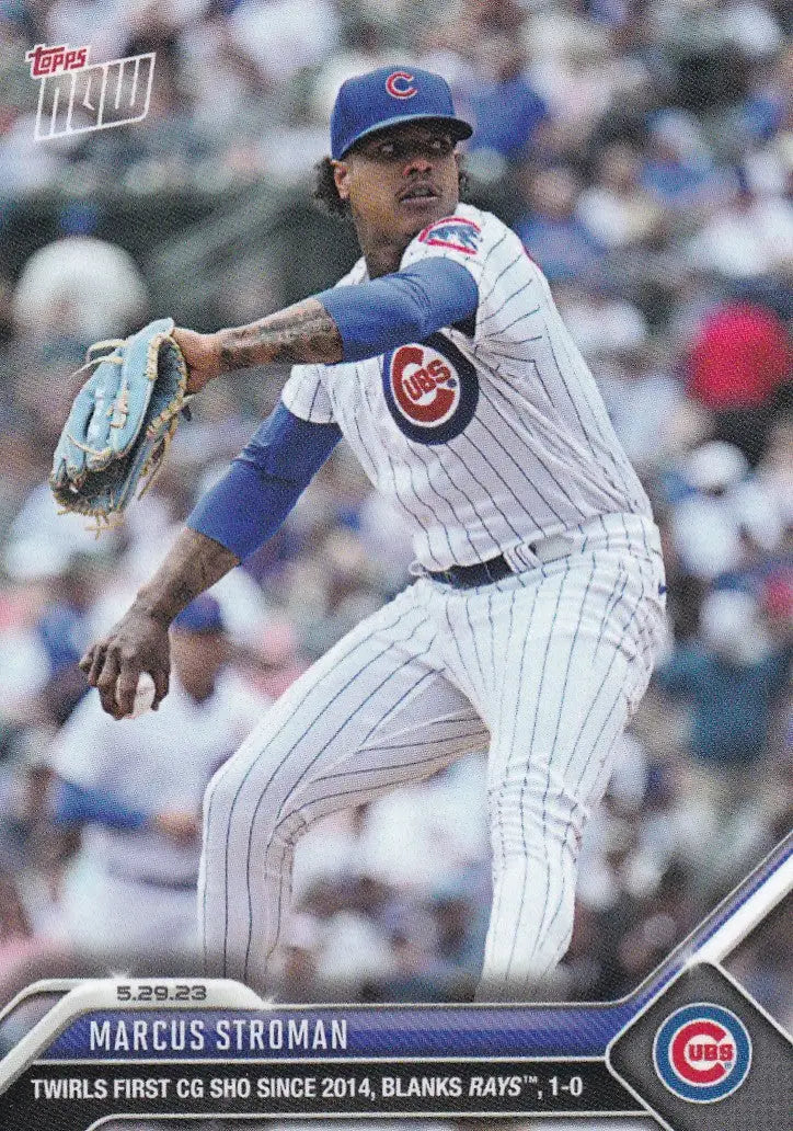 2023 TOPPS NOW #358 MARCUS STROMAN- CHICAGO CUBS - Baseball Card Single