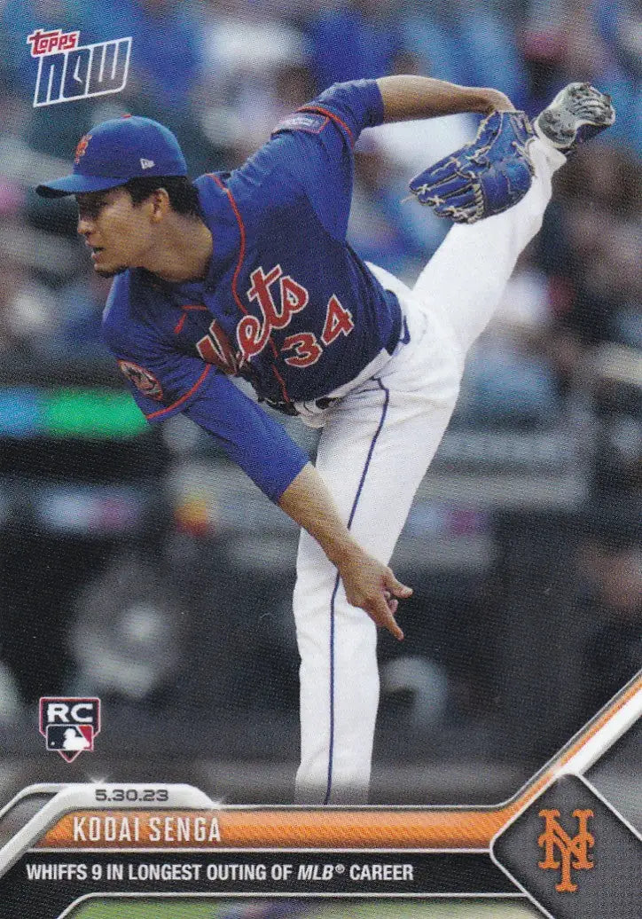 2023 TOPPS NOW #365 KODAI SENGA- NEW YORK METS - Baseball Card Single