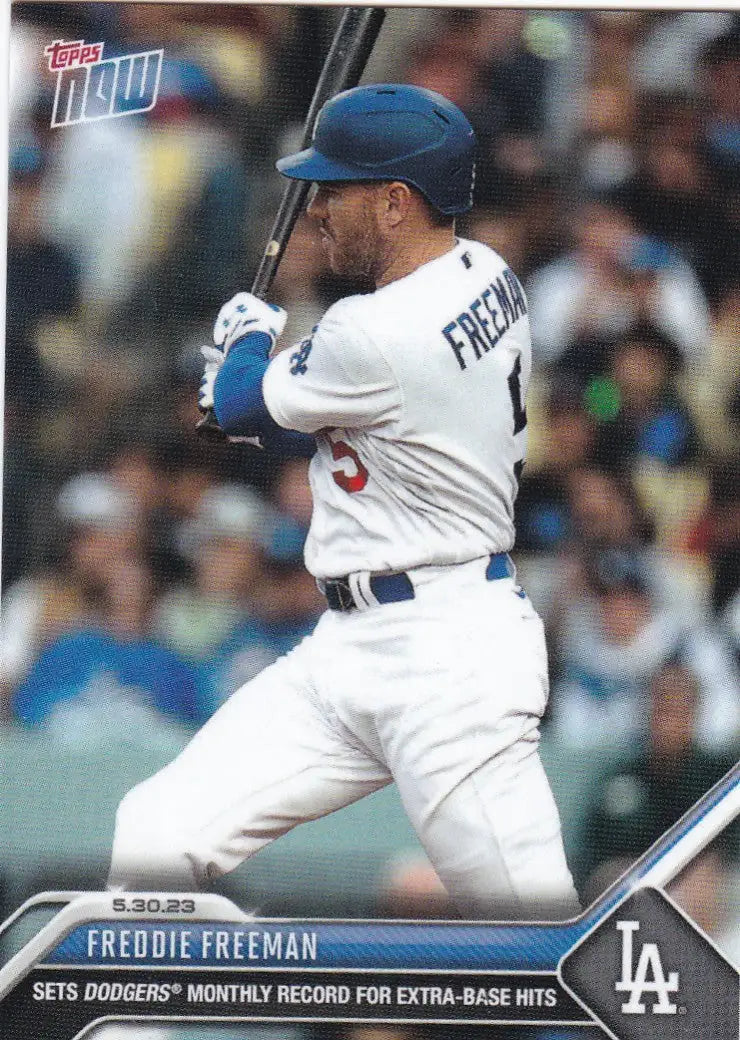 2023 TOPPS NOW #366 FREDDIE FREEMAN- LOS ANGELES DODGERS - Baseball Card Single