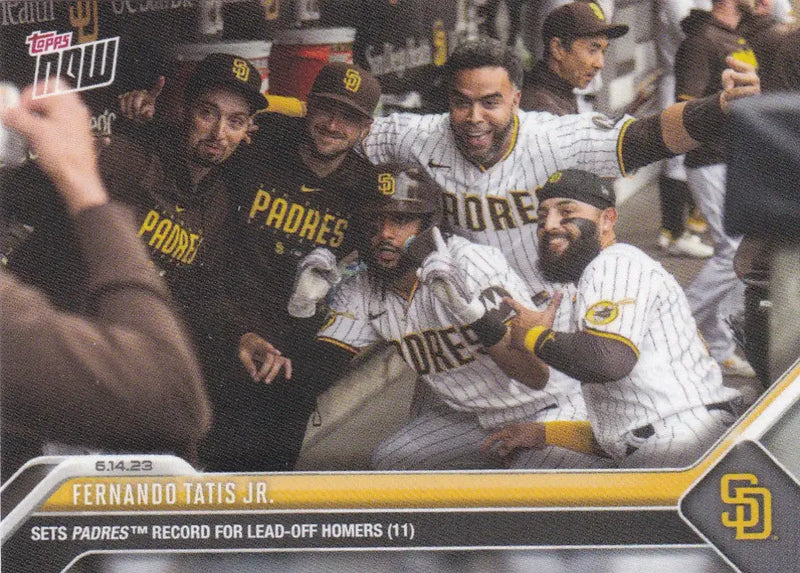 2023 TOPPS NOW #442 FERNANDO TATIS JR- SAN DIEGO PADRES - Baseball Card Single
