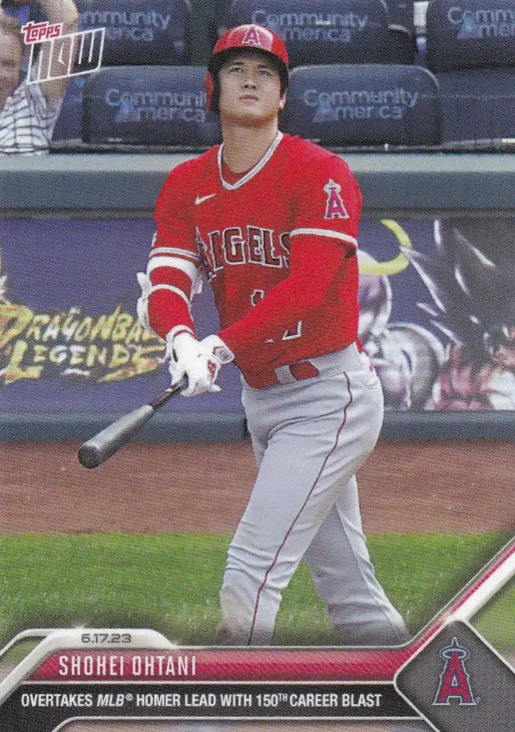 2023 TOPPS NOW #455 SHOHEI OHTANI- ANGELS
