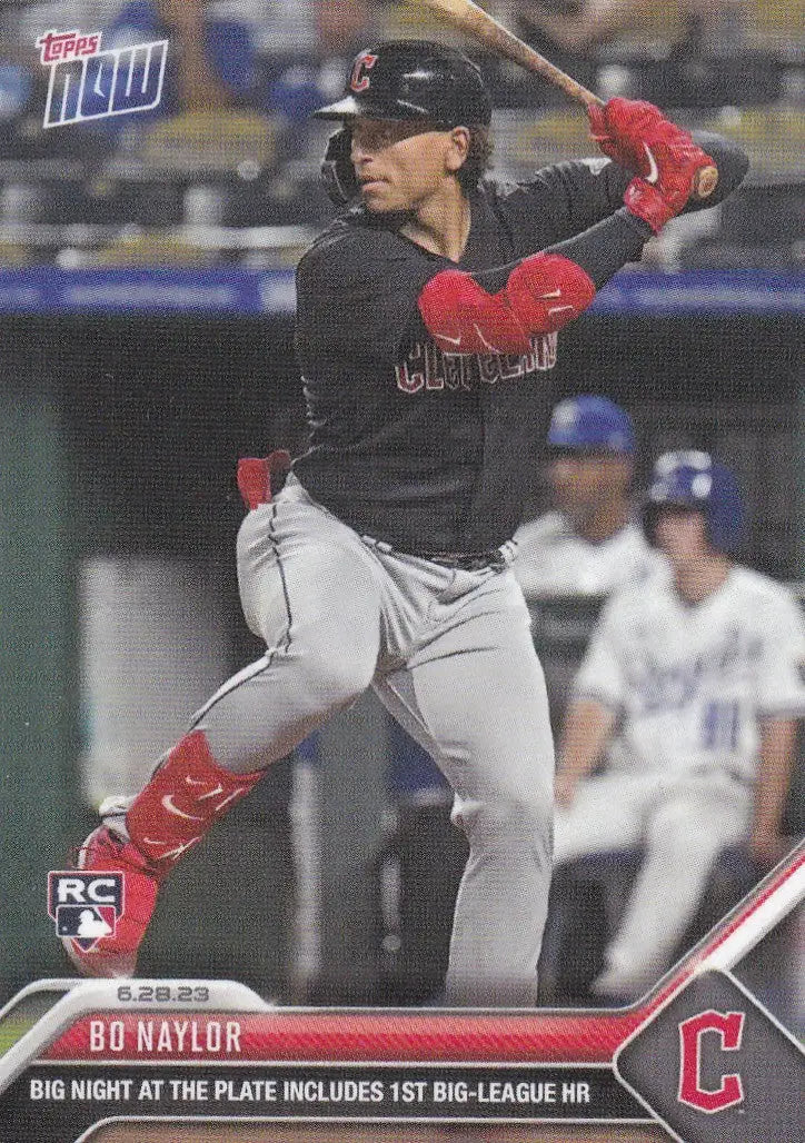 2023 TOPPS NOW #507 BO NAYLOR- CLEVELAND GUARDIANS - Baseball Card Single