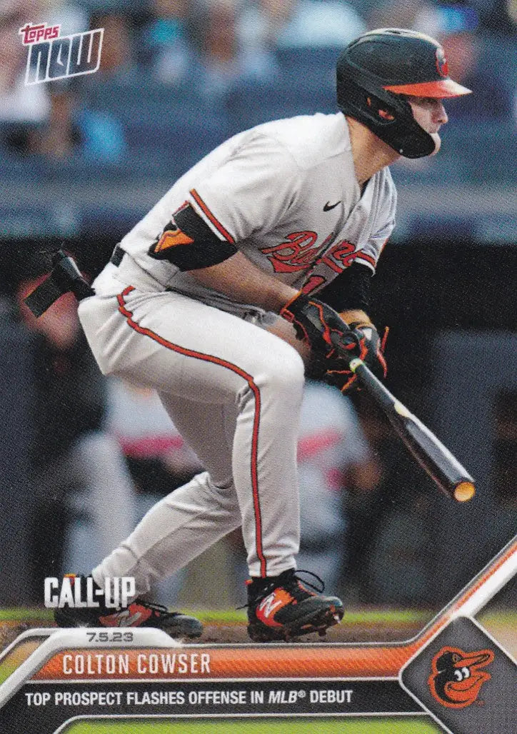 2023 TOPPS NOW #529 COLTON COWSER- BALTIMORE ORIOLES - Baseball Card Single